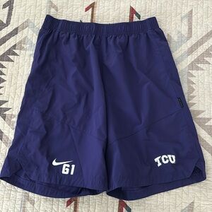 Men’s medium TCU issued athletic shorts